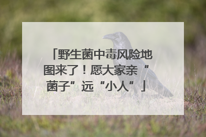 野生菌中毒风险地图来了！愿大家亲“菌子”远“小人”