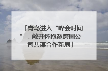 青岛进入“峰会时间”，敞开怀抱邀跨国公司共谋合作新局
