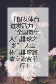 银发体育迸发活力，“全国老年人气排球之乡” 天山杯气排球邀请交流赛举行