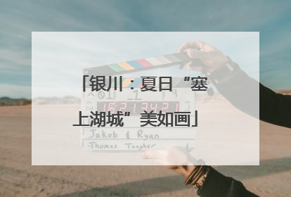 银川：夏日“塞上湖城”美如画