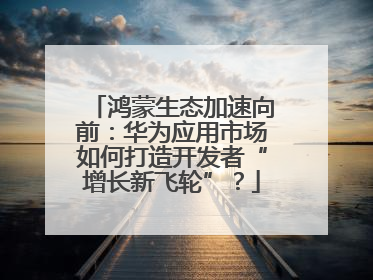 鸿蒙生态加速向前：华为应用市场如何打造开发者“增长新飞轮”？