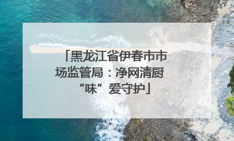 黑龙江省伊春市市场监管局：净网清厨 “味”爱守护