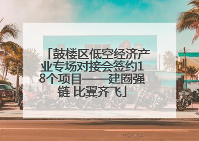 鼓楼区低空经济产业专场对接会签约18个项目——建圈强链 比翼齐飞