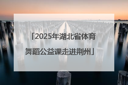 2025年湖北省体育舞蹈公益课走进荆州