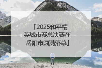 2025和平精英城市赛总决赛在岳阳市圆满落幕